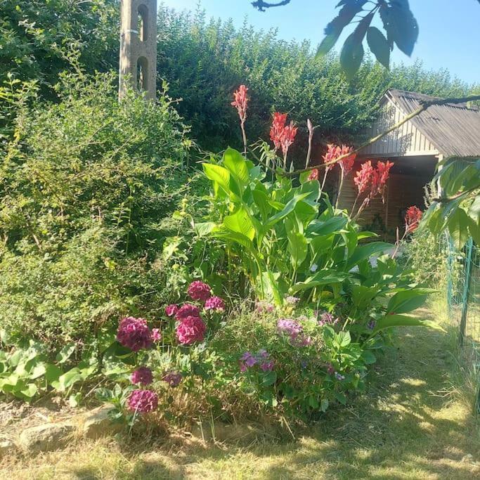 Penty Typique Kercab Dans Un Ancien Moulin Villa Plomodiern Luaran gambar